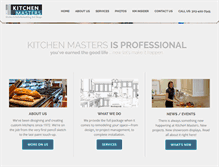 Tablet Screenshot of kitchen-masters.com